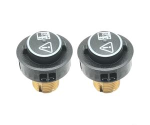 BEAZOOM Lot de 2 capuchons de verrouillage de sécurité à pression de rechange pour nettoyeur vapeur Karcher, valve d'entretien et obturateur de secours pour modèles SC2.600 SC4.100 SC5.800C, noir
