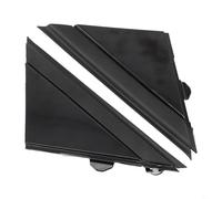 BEAZOOM Lot de 2 coques de rétroviseur latérales noires brillantes pour Fiat 500 2012-2019 Moulures en caoutchouc plastique sans perçage