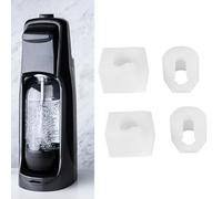 BEAZOOM Lot de 2 écrous de rechange pour SodaStream Spirit Terra 10 20 - Pour éviter les fuites de gaz - Blanc - Pour plastique