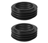 BEAZOOM Lot de 2 joints coniques pour tuyau de chasse d'eau Geberit bas niveau, 42 mm, joint intérieur caché 119.668.00.1 pour remplacement, noir