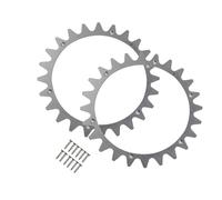 BEAZOOM Lot de 2 pointes en acier inoxydable pour Worx pour Landroid pour robots L, améliorateurs de traction polis avec vis à tête fraisée WR153E WR155E WR147E WR148E