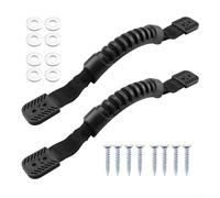 BEAZOOM Lot de 2 rampes marines flexibles pour poignées de rechange pour bateau, cockpit, plate-forme de natation F1C-U1552-00-00 Noir