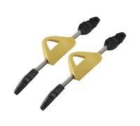 BEAZOOM Lot de 2 sangles à ressort en acier inoxydable 304 antidérapant pour la plupart des palmes, y compris juments, rouge (L jaune)
