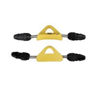 BEAZOOM Lot de 2 sangles à ressort en acier inoxydable 304 antidérapant pour la plupart des palmes, y compris juments, rouge (XS jaune)