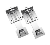 BEAZOOM Lot de 2 supports de hotte de cuisine en acier inoxydable, hauteur réglable pour grille d'aération de cuisine (version étendue)