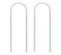 BEAZOOM Lot de 2 treillis d'intérieur en acrylique transparent en forme de U pour plantes de vigne, glycine et hoya
