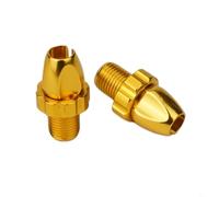 BEAZOOM Lot de 2 vis de réglage M10 en alliage d'aluminium pour levier de frein de vélo, boulons de réglage pour disque d'étrier de frein en V, bleu (doré)