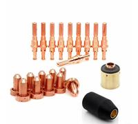 BEAZOOM Lot de 22 pièces plasma pour torche Dynamics pour fraises SL60, avec électrodes 9-8215, buses 9-8207, cartouche de démarrage 9-8213, bouclier 9-8218