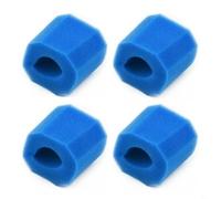 BEAZOOM Lot de 4 cartouches filtrantes réutilisables et lavables en mousse pour piscine et spa, pour type V1 S1, bleu