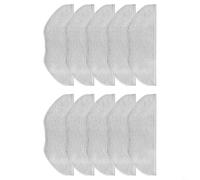 BEAZOOM Lot de 4 serpillères lavables en microfibre pour aspirateur robot LG CordZero R3-Prime, chiffons de nettoyage haute absorption pour sols durs, lot de 4