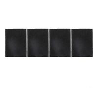 BEAZOOM Lot de 4 tapis filtrants à charbon actif avec contrôle des odeurs pour déchets de cuisine, 9,5 x 7 x 0,5 cm, compatibles avec poubelle à compost Joseph