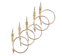 BEAZOOM Lot de 5 thermocouples M8 30 cm Pièce de rechange pour cuisinière à gaz, barbecue, four, cheminées, capteur de protection contre les flammes