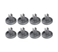 BEAZOOM Lot de 8 roues de rechange pour panier inférieur de lave-vaisselle compatible avec et modèles 50286965004 ABS