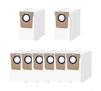 BEAZOOM Lot de 8 sacs à poussière de rechange d'une capacité de 3,5 l pour aspirateur robot Xiaomi H40/OV51 avec filtration ultra-fine en fibre fondue non tissée