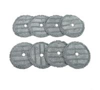 BEAZOOM Lot de 8 tampons de nettoyage réutilisables en microfibre pour aspirateurs Bosch Unlimited 7 ProHygienic BCS71HYG1 et BCS712HYG5