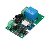 BEAZOOM Module de commutation Tuya 4 canaux WiFi et télécommande RF433 pour serrures électriques et lumières, commande vocale, charge 5 kW