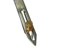 BEAZOOM Outil de traceur de sol pour des coupes précises de vinyle et de PVC, traceur compact pour installation professionnelle et bricolage, argent