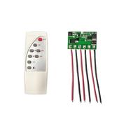 BEAZOOM Panneau de pilote LED solaire pour lampadaires 6,4 V-12 V Module de circuit avec télécommande compatible avec batteries au lithium LiFePO4