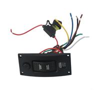BEAZOOM Panneau d'interrupteur pour pompe de cale marine à 3 voies ON-OFF-ON avec alarme d'eau 85 dB 12 V 24 V DC 20 A Fusible pour ventilation de bateau