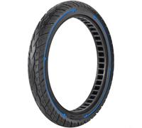 BEAZOOM Pneu solide 16 x 2.125 pour vélo électrique ou fauteuil roulant de 16 pouces, design anti-crevaison en caoutchouc (bleu)