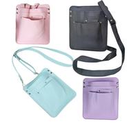 BEAZOOM Pochette en cuir vert pour fleuristes : trousse de rangement d'outils multi-poches Noir