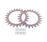 BEAZOOM Pointes en acier pour tondeuse robot Parkside PMRA 20-Li B2/PMORDA 20-Li B2, clous de traction antidérapants avec vis, 212 x 2,5 mm