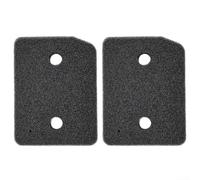 BEAZOOM Pompe à chaleur en mousse pour sèche-linge Noir 207 x 157 mm | Lot de 2, s'adapte aux douilles de pompe à chaleur T1, piège les peluches fines, améliore l'efficacité du séchage