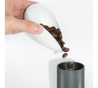 BEAZOOM Pottery Plateau de dosage de café avec flacon pulvérisateur pour réduction statique, cuillère à grains d'expresso et kit d'aiguilles pour la maison pour barista, noir
