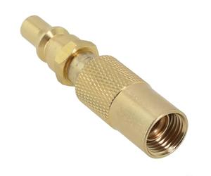 BEAZOOM Raccord à gaz à déconnexion rapide 6,35 mm pour cuisinière Coleman, adaptateur haute pression en laiton pour tuyau de camping-car