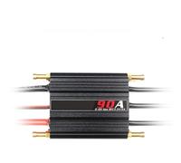 BEAZOOM Régulateur ESC sans balais pour modèles de bateaux 2-6S | Étanche, avec programmation contrôlée par menu, réponse de contrôle linéaire et protection en cas de perte de signal ou de