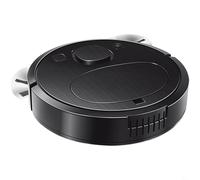 BEAZOOM Robot aspirateur ultra-fin 25,5 cm, brosses latérales doubles pour coins, charge USB pour sols durs (B normal)