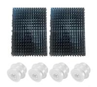 BEAZOOM Roulement à tube de roue RCX26005 et brosse à rouleau RCX26008 pour nettoyeur de piscine robot Hayward RC9956CC RC9965CC RC9990A (6 pièces)