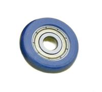 BEAZOOM Roulette industrielle en nylon 5 x 23 x 7 mm, roulement à billes pour porte et fenêtre, pour rail de mouvement linéaire en acier inoxydable (bleu)