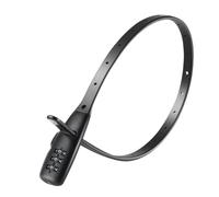 BEAZOOM Serre-câble antivol avec combinaison à 3 chiffres, noyau en acier réglable, sécurité antivol pour casque de vélo, moto, skateboard et bagages - Noir Long style ours