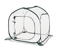 BEAZOOM Serre pliable transparente portable avec base stable en maille dense pour petits espaces, horticulture, protection des cultures, des plantes, des animaux