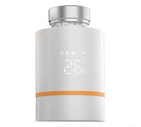 BEAZOOM Smart for Zigbee Thermostat de radiateur avec écran rabattable, contrôle manuel à bouton, protection contre le gel et verrouillage enfant pour chauffage domestique économie d'énergie Blanc 89