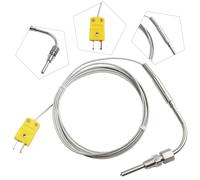 BEAZOOM Sonde thermocouple EGT de type K en acier inoxydable, capteur haute température 0-1250C avec câble de 2 m et filetage 18 NPT