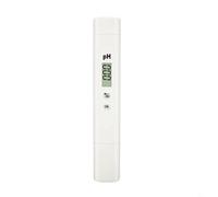 BEAZOOM Stylo numérique de mesure du pH de l'eau 0,1 mètre de précision avec échelle de 0 à 14 pour piscines, aquariums et hydroponie, blanc