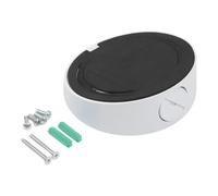 BEAZOOM Support de montage incliné à 15 degrés pour dôme Hikvision DS | Adaptateur de plafond coudé en plastique ABS blanc compatible avec DS-2CD2132F-I DS-2CD2112F-I DS-2CD3112-I, We