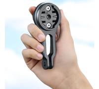 BEAZOOM Support d'ordinateur de vélo pour BLENDR Split Stem, support de guidon en alliage d'aluminium pour Wahoo pour Bryton, support réglable pour lumière et table de code, noir