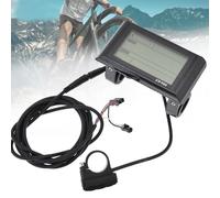 BEAZOOM SW900 E-for Bike LCD Display Meter 24V 36V 48V 60V 72V Panneau de commande électrique pour vélo Scooter Panneau de commande avec données en temps réel Noir