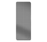 BEAZOOM Tapis de yoga compact et pliable de 4 mm antidérapant pour pilates, fitness, utilisation à la maison et à l'extérieur, bleu (gris)
