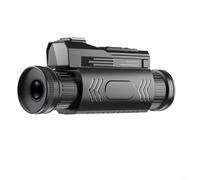 BEAZOOM Télescope monoculaire 4K, zoom numérique 28x, 8 heures d'autonomie, écran IPS de 1,54", chargement USB, appareil photo portable pour la chasse en plein air (noir)