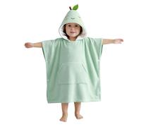 Bebamour Baby Hooded Towels Serviette à Capuche Portable pour garçons Filles Serviette à Capuche absorbante pour Les Tout-Petits,Green Pears