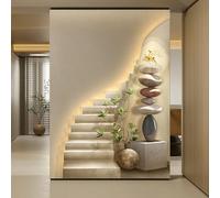 BEBANE Peinture Murale LED, décoration Murale 3D en Relief LED, Tableau Lumineux en 3D - adapté pour Le Salon, la Chambre et Le Couloir(B,70 * 100cm/27.5 * 39.4in)