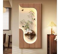 BEBANE Tableau décoratif Mural 3D en grès avec éclairage LED, Tableau décoratif LED en Relief à Brancher, adapté pour Le Salon, la Chambre, l’entrée, Les hôtels(A,80 * 160cm/31.5 * 63in)