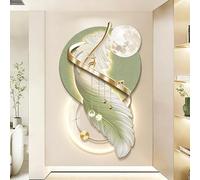 BEBANE Tableau Mural 3D, Peinture Murale 3D avec éclairage, Tableau Mural 3D avec LED, décoration Murale 3D à Brancher, adapté pour Le Salon, la Chambre, Le Bureau(D,120 * 72cm/47.2 * 28.3in)