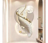 BEBANE Tableau Mural 3D, Peinture Murale 3D avec éclairage, Tableau Mural 3D avec LED, décoration Murale 3D à Brancher, adapté pour Le Salon, la Chambre, Le Bureau(B,80 * 48cm/31.5 * 18.9in)