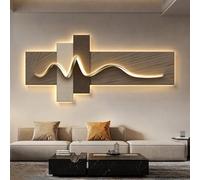 BEBANE Tableau Mural Lumineux LED, décoration Murale pour Fond de canapé Moderne, Tableau d’Art Mural avec Source Lumineuse, pour Le Salon, la Chambre et l’entrée(B,100 * 45cm/39.4 * 17.7in)
