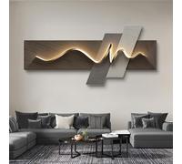 BEBANE Tableau Mural Lumineux LED, décoration Murale pour Fond de canapé Moderne, Tableau d’Art Mural avec Source Lumineuse, pour Le Salon, la Chambre et l’entrée(D,150 * 67cm/59 * 26.4in)